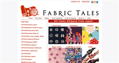 Desktop Screenshot of fabrictales.com